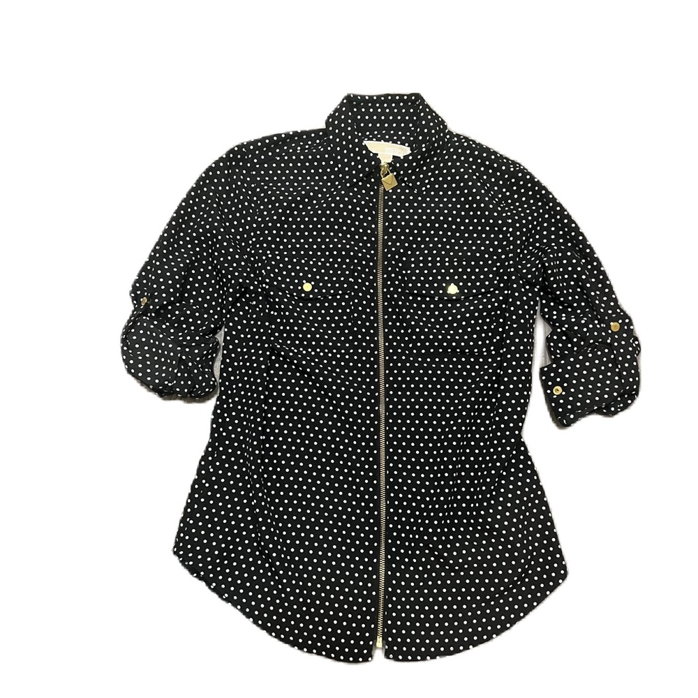 Michael Kors Zipper Blouse